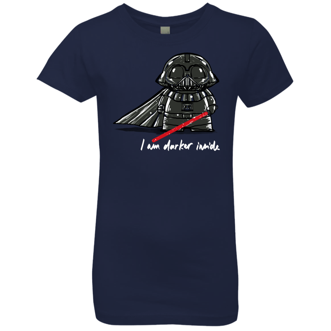 T-Shirts Midnight Navy / YXS Darker Inside Girls Premium T-Shirt