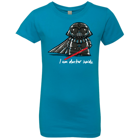 T-Shirts Turquoise / YXS Darker Inside Girls Premium T-Shirt
