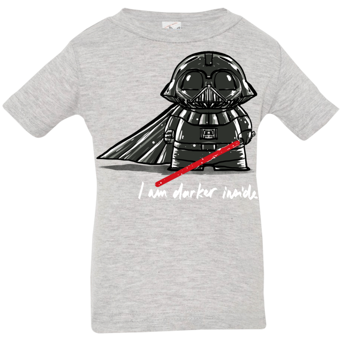 T-Shirts Heather Grey / 6 Months Darker Inside Infant Premium T-Shirt