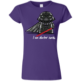 T-Shirts Purple / S Darker Inside Junior Slimmer-Fit T-Shirt