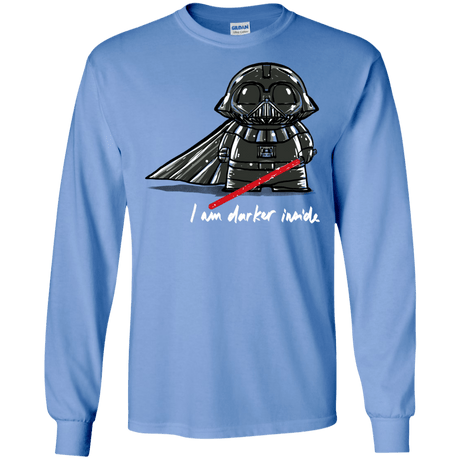 T-Shirts Carolina Blue / S Darker Inside Men's Long Sleeve T-Shirt