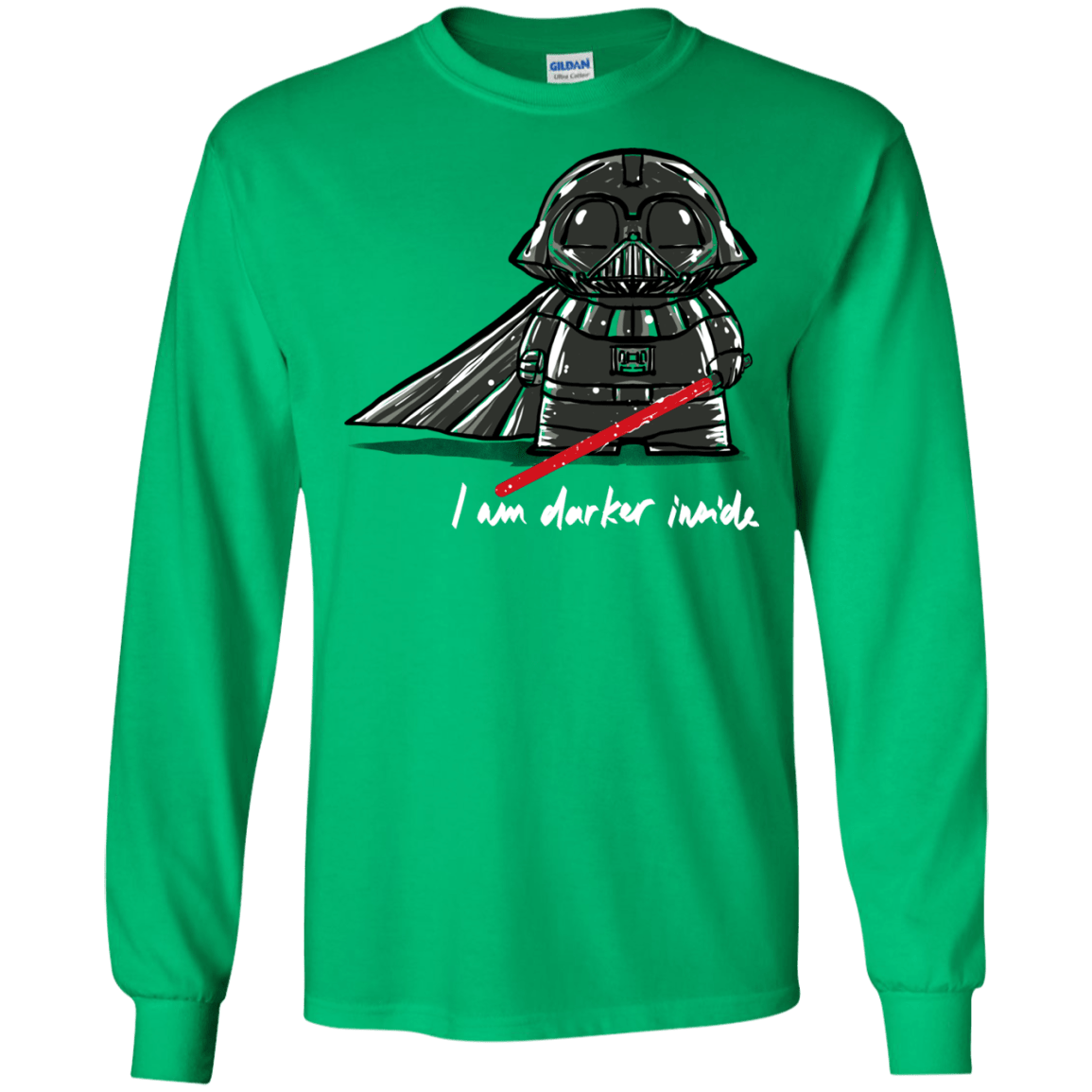 T-Shirts Irish Green / S Darker Inside Men's Long Sleeve T-Shirt