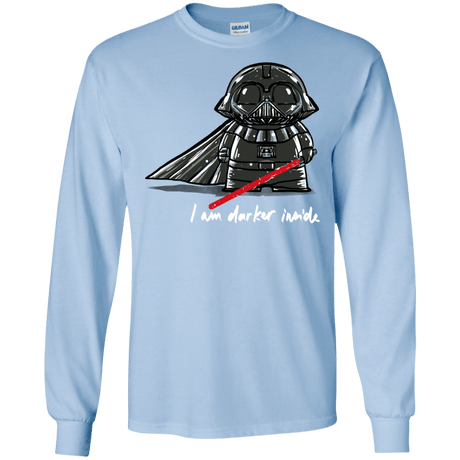 T-Shirts Light Blue / S Darker Inside Men's Long Sleeve T-Shirt