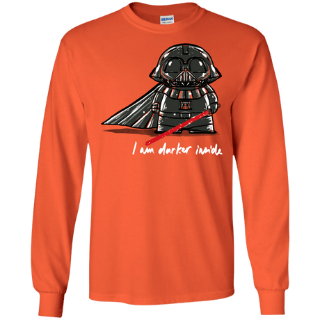 T-Shirts Orange / S Darker Inside Men's Long Sleeve T-Shirt