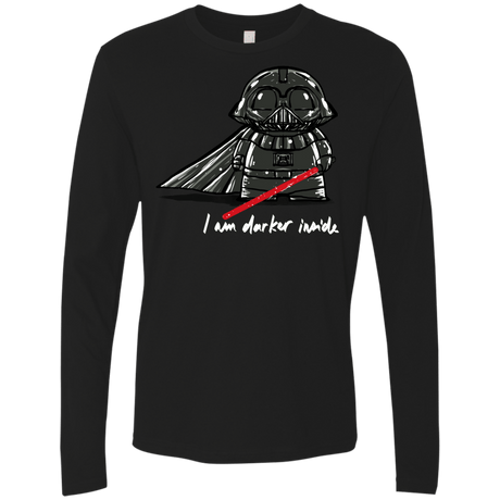 T-Shirts Black / S Darker Inside Men's Premium Long Sleeve