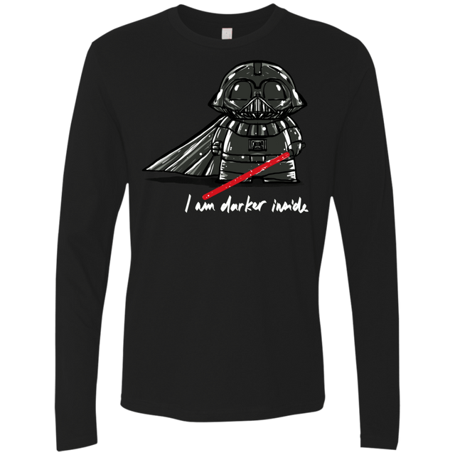 T-Shirts Black / S Darker Inside Men's Premium Long Sleeve