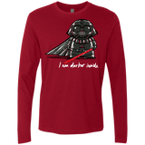 T-Shirts Cardinal / S Darker Inside Men's Premium Long Sleeve