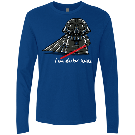 T-Shirts Royal / S Darker Inside Men's Premium Long Sleeve
