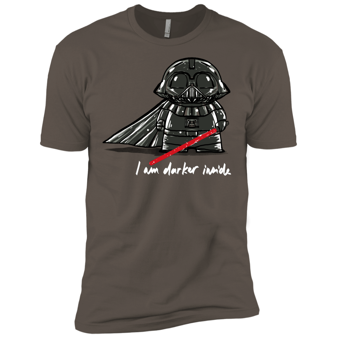 T-Shirts Warm Grey / X-Small Darker Inside Men's Premium T-Shirt