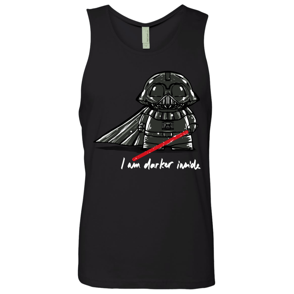 T-Shirts Black / S Darker Inside Men's Premium Tank Top