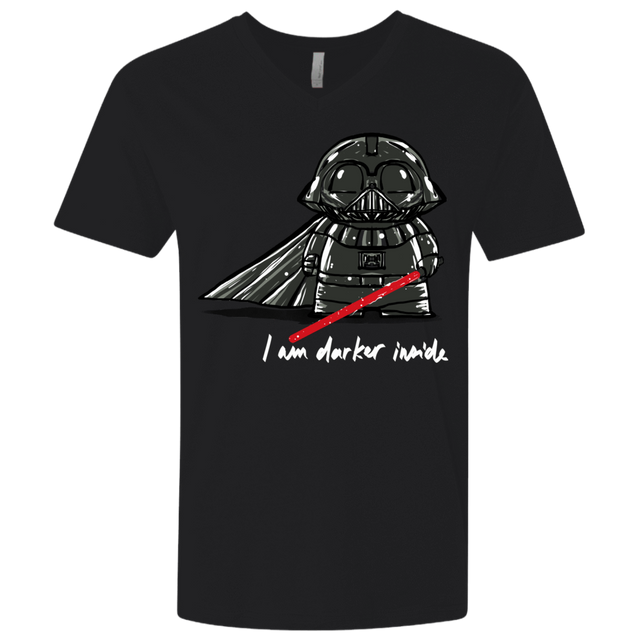 T-Shirts Black / X-Small Darker Inside Men's Premium V-Neck