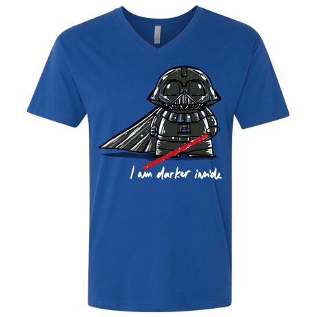 T-Shirts Royal / X-Small Darker Inside Men's Premium V-Neck