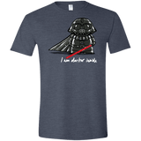 T-Shirts Heather Navy / S Darker Inside Men's Semi-Fitted Softstyle