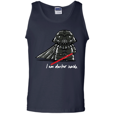 T-Shirts Navy / S Darker Inside Men's Tank Top
