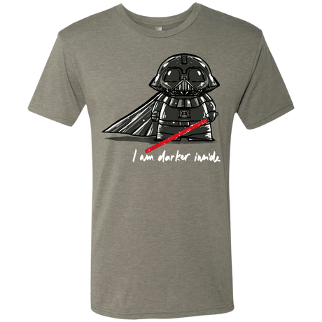 T-Shirts Venetian Grey / S Darker Inside Men's Triblend T-Shirt