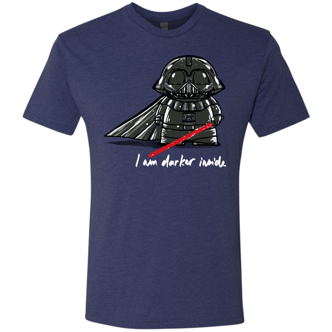 T-Shirts Vintage Navy / S Darker Inside Men's Triblend T-Shirt