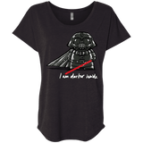 T-Shirts Vintage Black / X-Small Darker Inside Triblend Dolman Sleeve