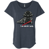 T-Shirts Vintage Navy / X-Small Darker Inside Triblend Dolman Sleeve