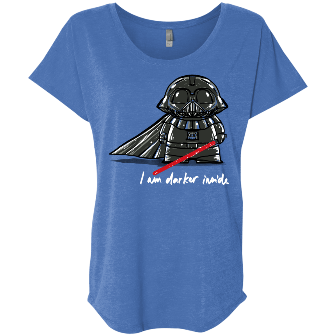 T-Shirts Vintage Royal / X-Small Darker Inside Triblend Dolman Sleeve