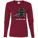 T-Shirts Cardinal / S Darker Inside Women's Long Sleeve T-Shirt