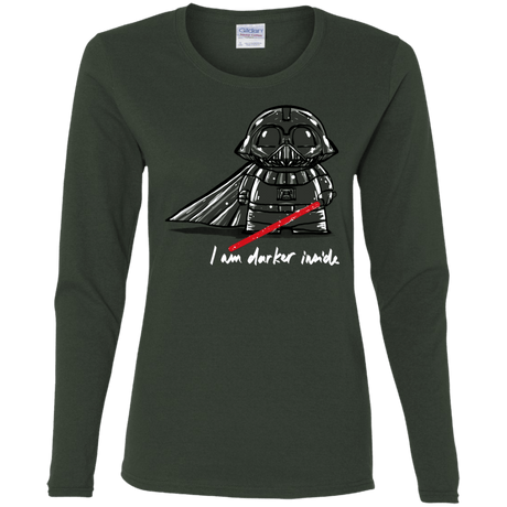 T-Shirts Forest / S Darker Inside Women's Long Sleeve T-Shirt