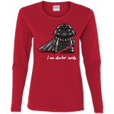 T-Shirts Red / S Darker Inside Women's Long Sleeve T-Shirt