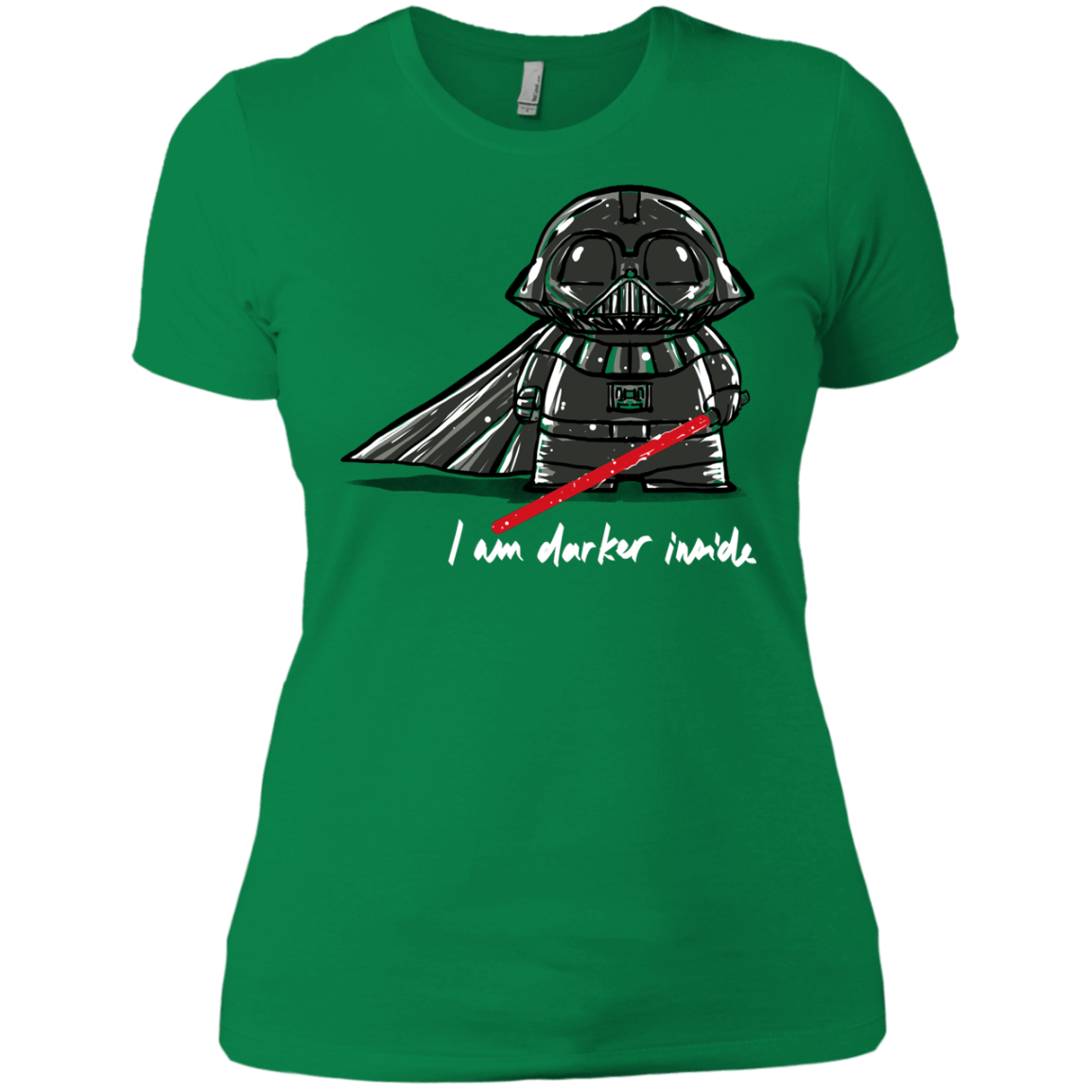 T-Shirts Kelly Green / X-Small Darker Inside Women's Premium T-Shirt