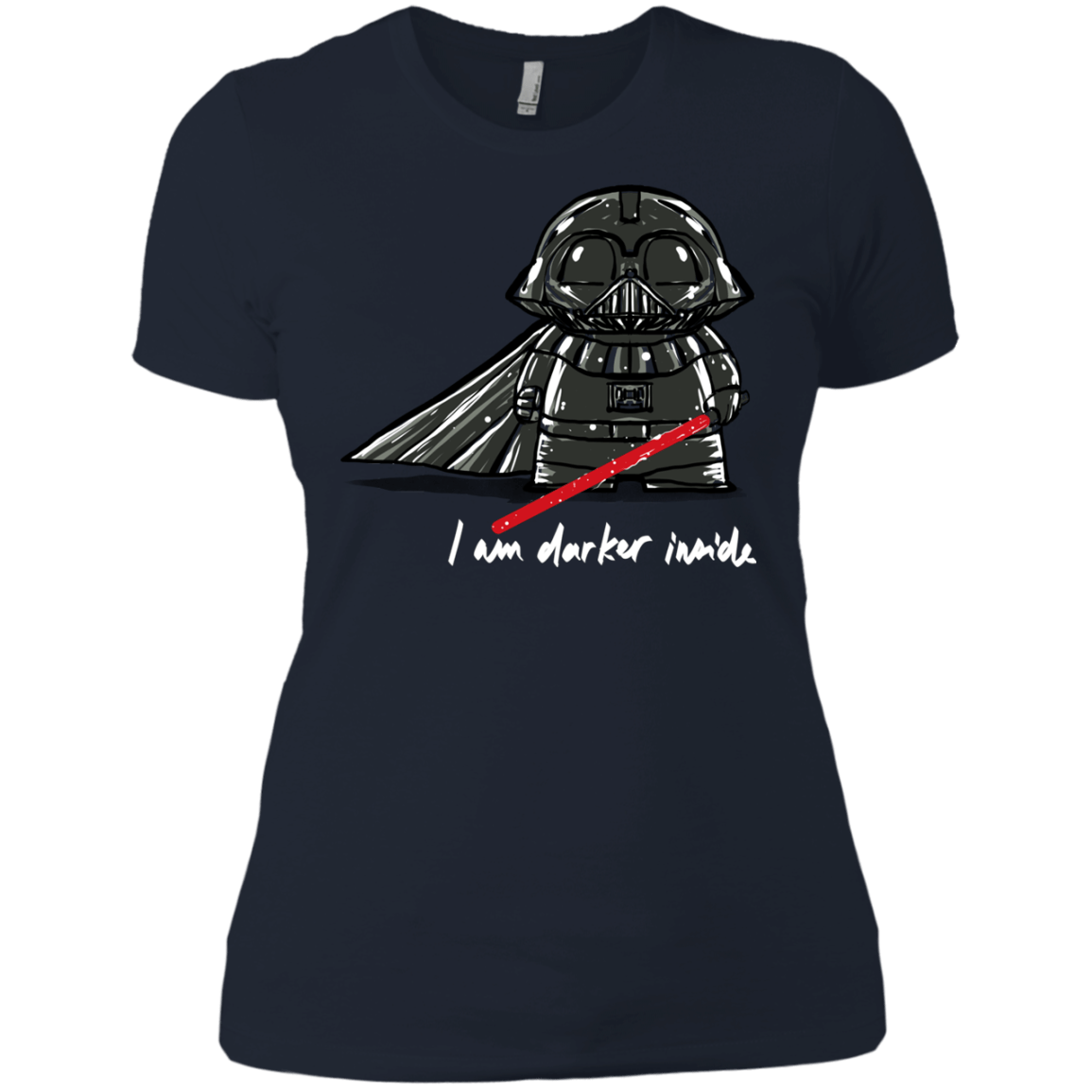 T-Shirts Midnight Navy / X-Small Darker Inside Women's Premium T-Shirt