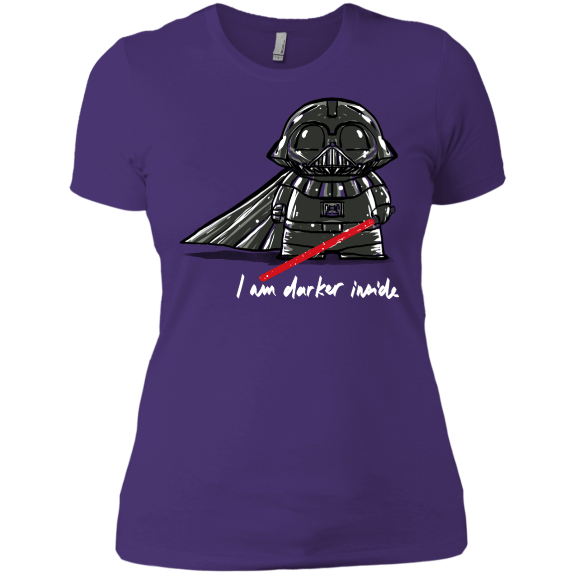 T-Shirts Purple Rush/ / X-Small Darker Inside Women's Premium T-Shirt