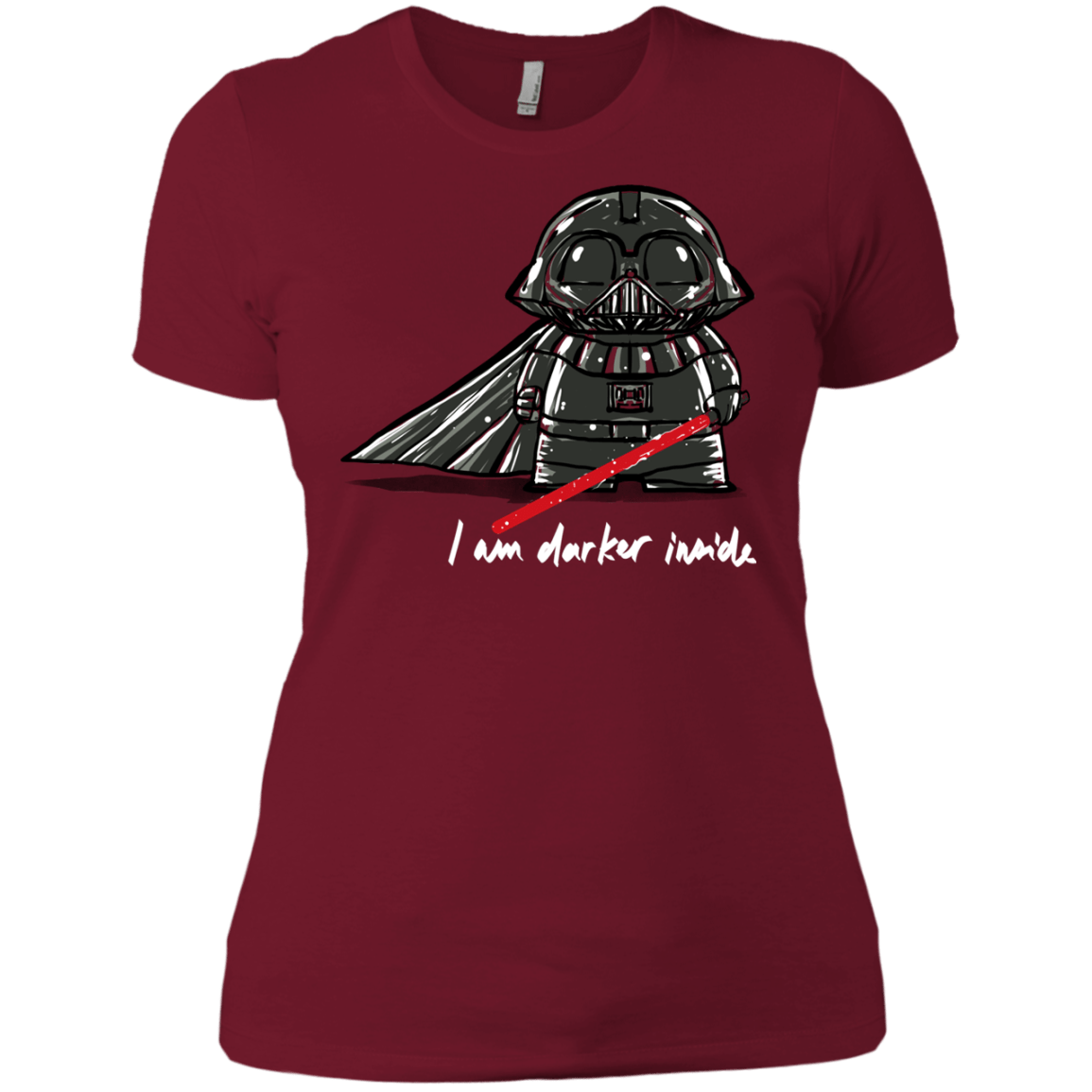 T-Shirts Scarlet / X-Small Darker Inside Women's Premium T-Shirt