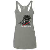 T-Shirts Venetian Grey / X-Small Darker Inside Women's Triblend Racerback Tank