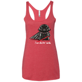 T-Shirts Vintage Red / X-Small Darker Inside Women's Triblend Racerback Tank