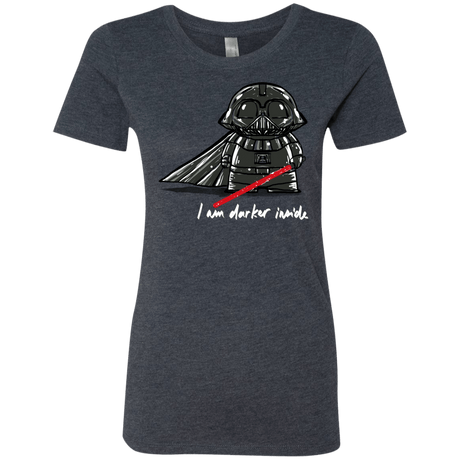 T-Shirts Vintage Navy / S Darker Inside Women's Triblend T-Shirt