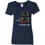 T-Shirts Navy / S Darker Inside Women's V-Neck T-Shirt