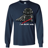 T-Shirts Navy / YS Darker Inside Youth Long Sleeve T-Shirt