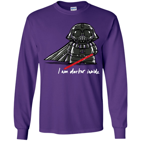T-Shirts Purple / YS Darker Inside Youth Long Sleeve T-Shirt