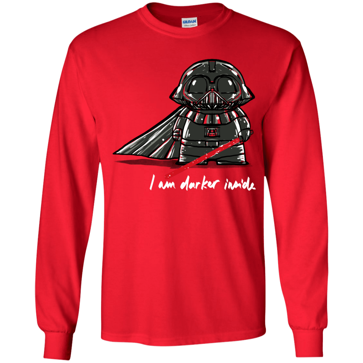 T-Shirts Red / YS Darker Inside Youth Long Sleeve T-Shirt