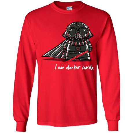 T-Shirts Red / YS Darker Inside Youth Long Sleeve T-Shirt