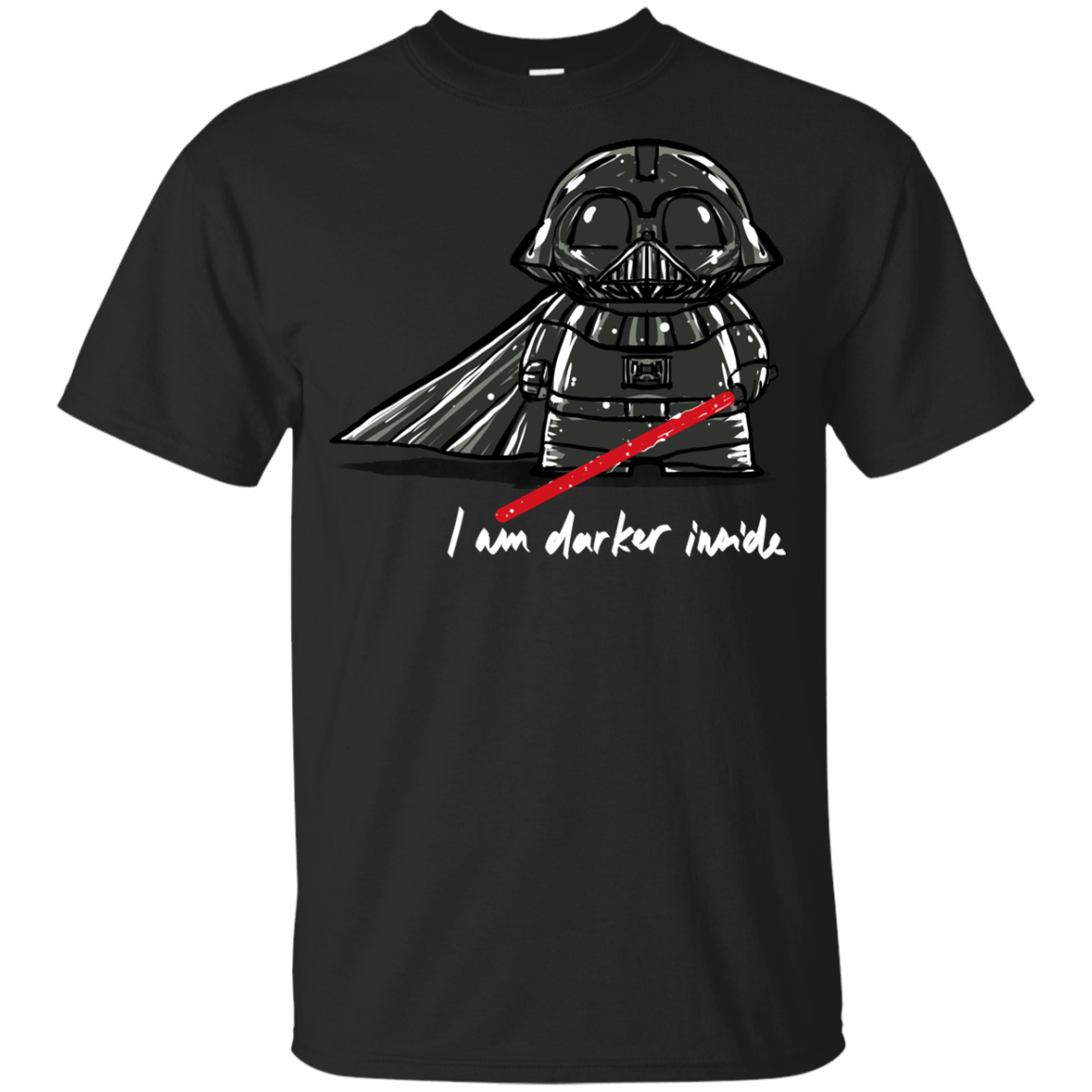 T-Shirts Black / YXS Darker Inside Youth T-Shirt