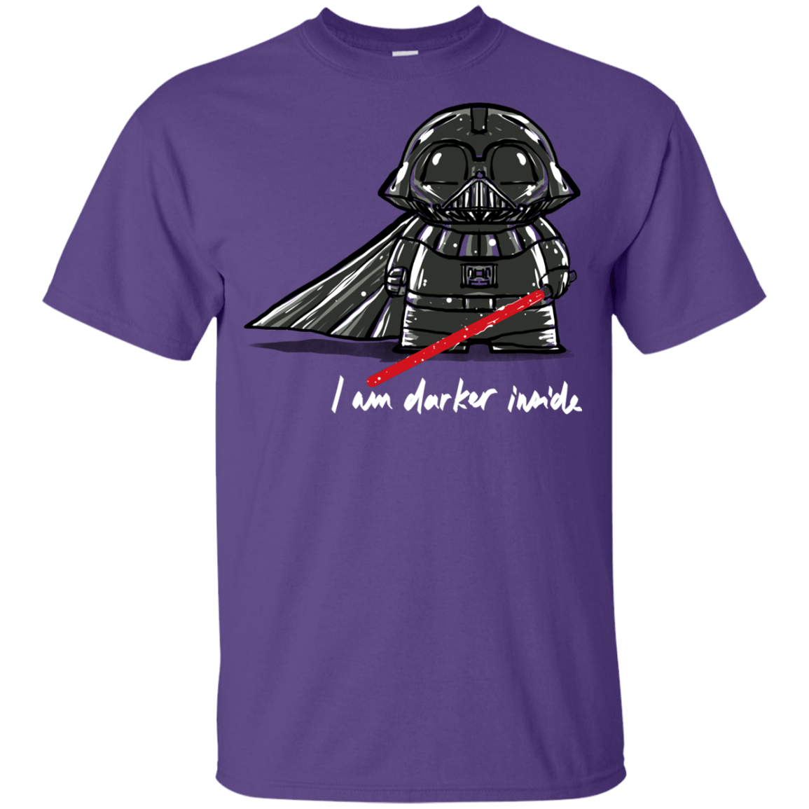 T-Shirts Purple / YXS Darker Inside Youth T-Shirt