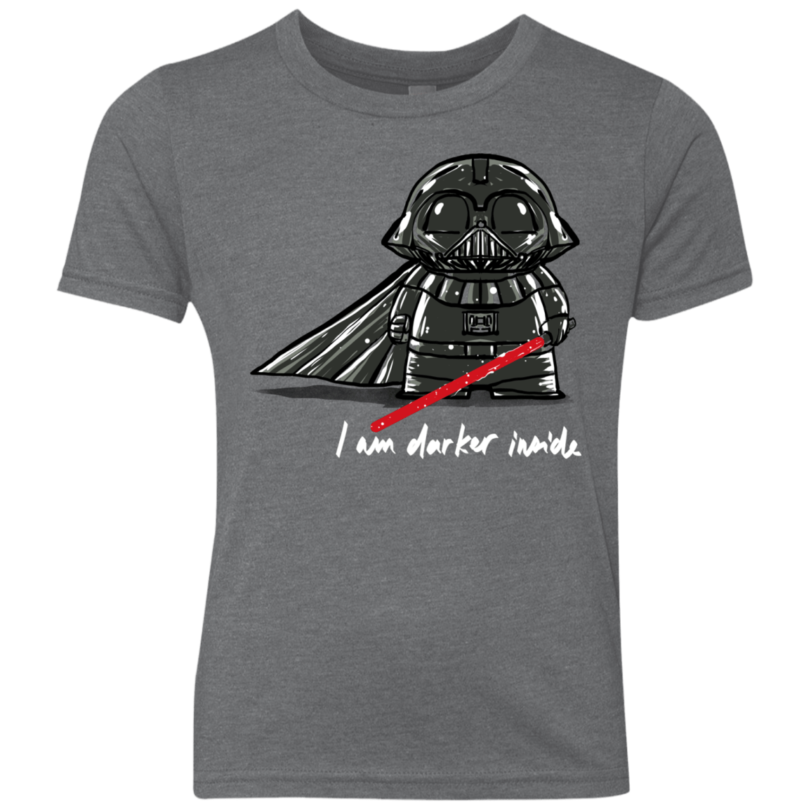 T-Shirts Premium Heather / YXS Darker Inside Youth Triblend T-Shirt