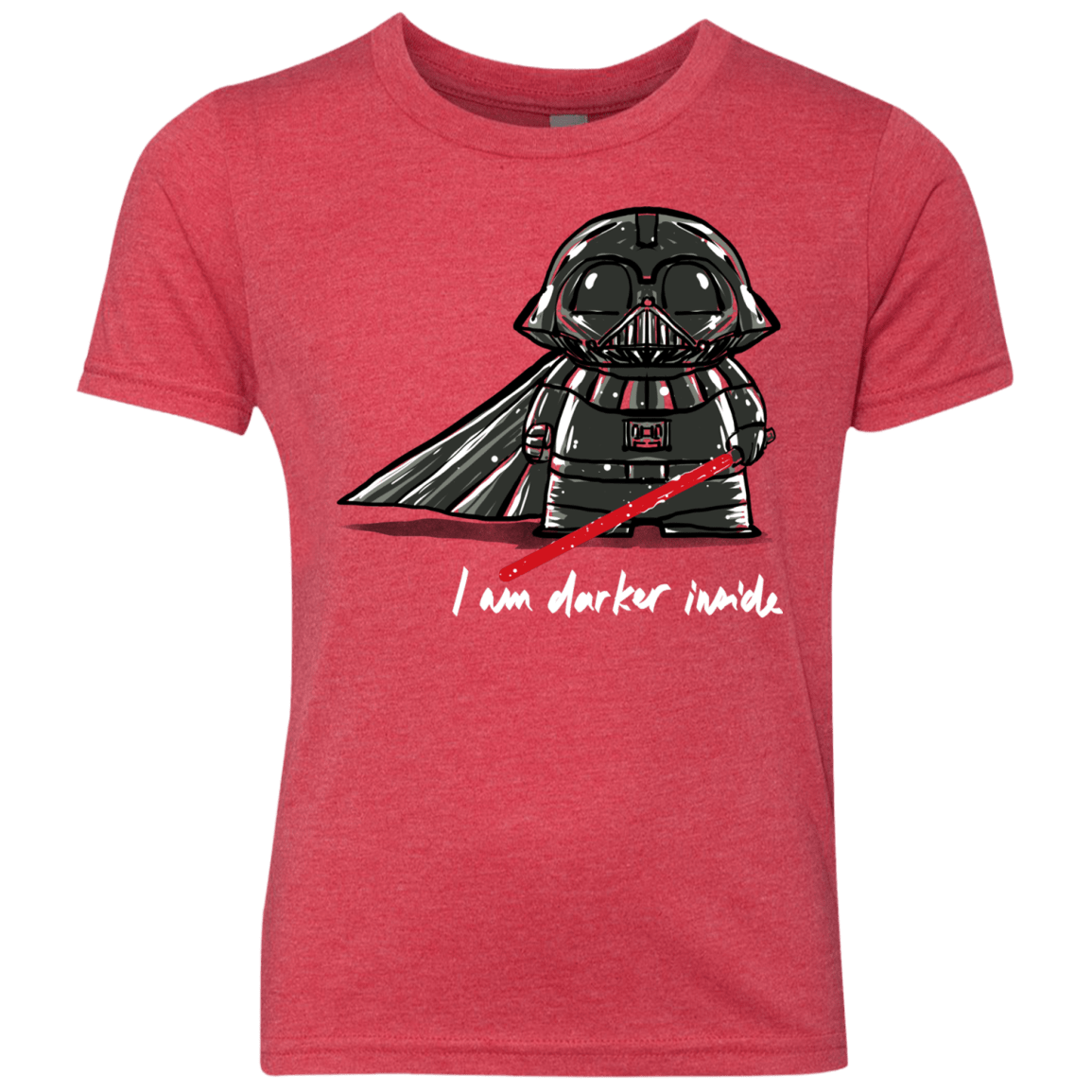 T-Shirts Vintage Red / YXS Darker Inside Youth Triblend T-Shirt