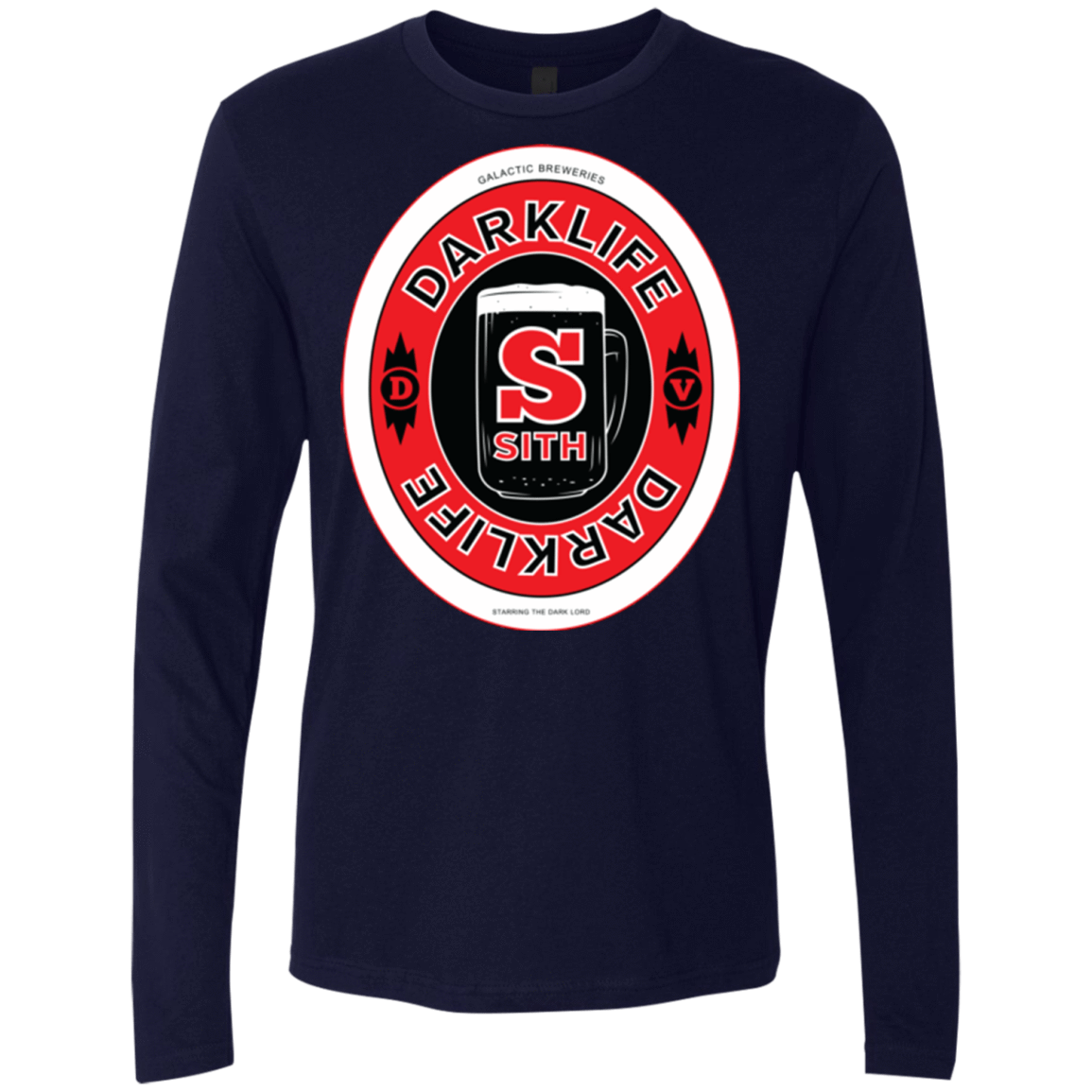 T-Shirts Midnight Navy / Small Darklife Men's Premium Long Sleeve