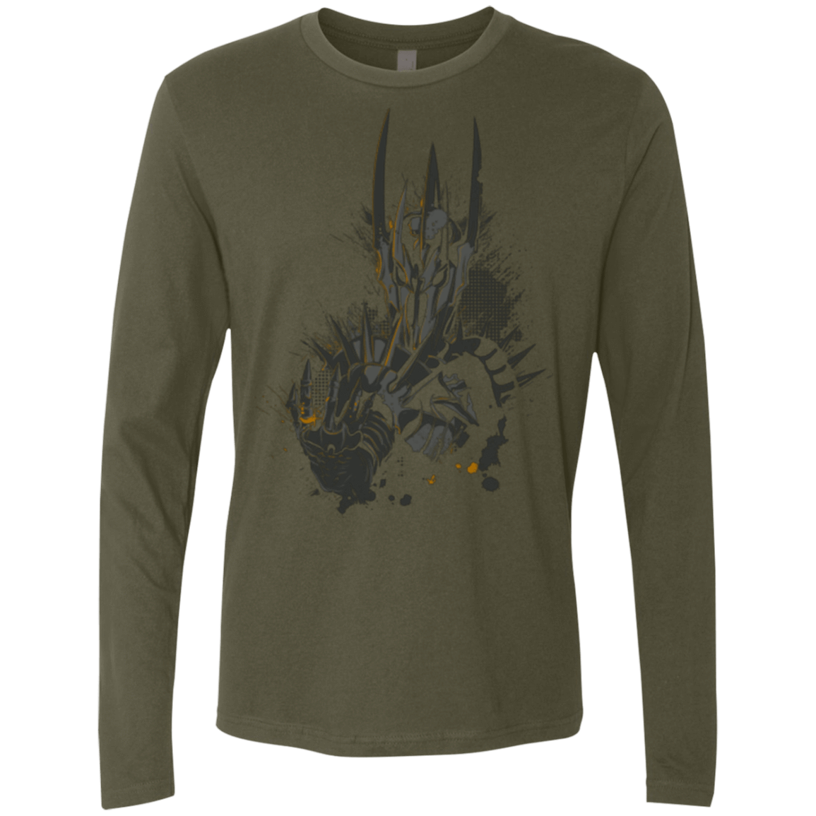 T-Shirts Military Green / Small Darklord Men's Premium Long Sleeve