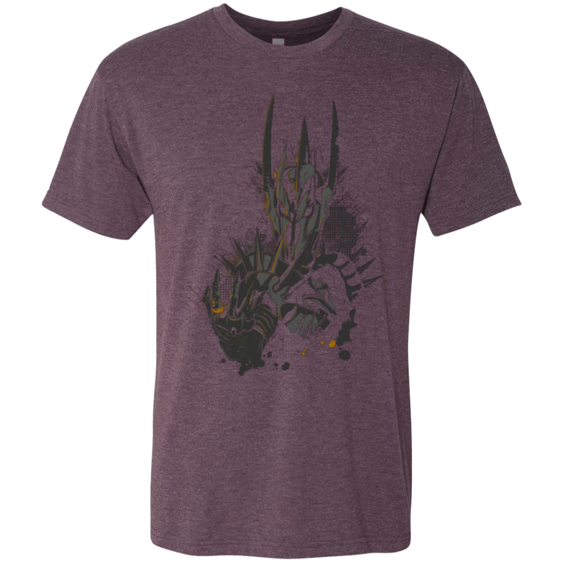T-Shirts Vintage Purple / Small Darklord Men's Triblend T-Shirt