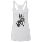 T-Shirts Heather White / X-Small Darklord Women's Triblend Racerback Tank
