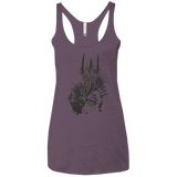 T-Shirts Vintage Purple / X-Small Darklord Women's Triblend Racerback Tank