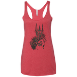 T-Shirts Vintage Red / X-Small Darklord Women's Triblend Racerback Tank