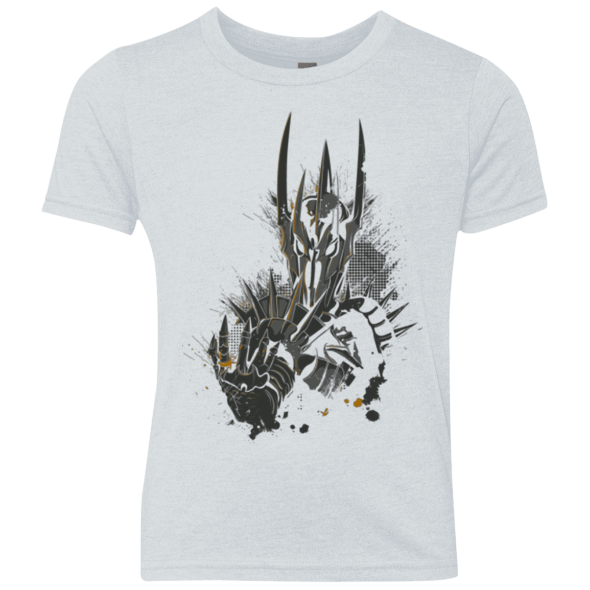 T-Shirts Heather White / YXS Darklord Youth Triblend T-Shirt