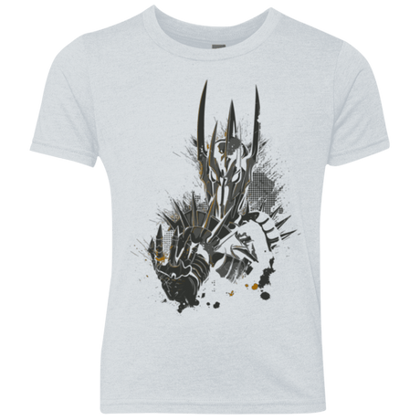 T-Shirts Heather White / YXS Darklord Youth Triblend T-Shirt